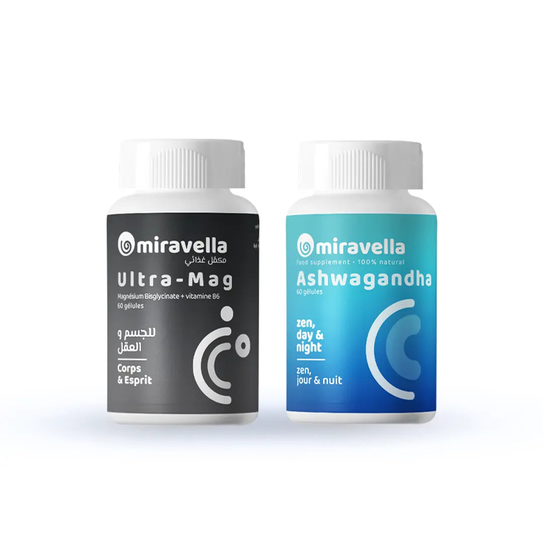 AshwaMag : Ashwagandha (5% Withanolides) + Ultra Mag