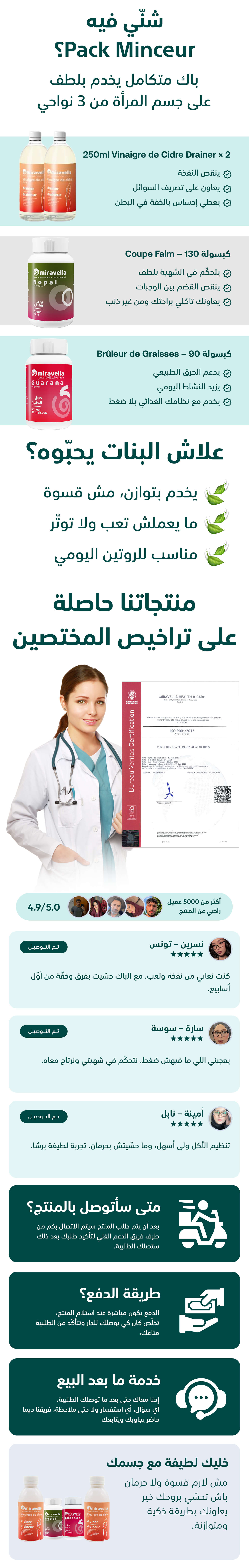 Pack Minceur - Landing Page